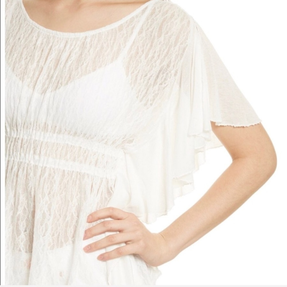 🤍 FREE PEOPLE Lace Top (Small) - Picture 2 of 7